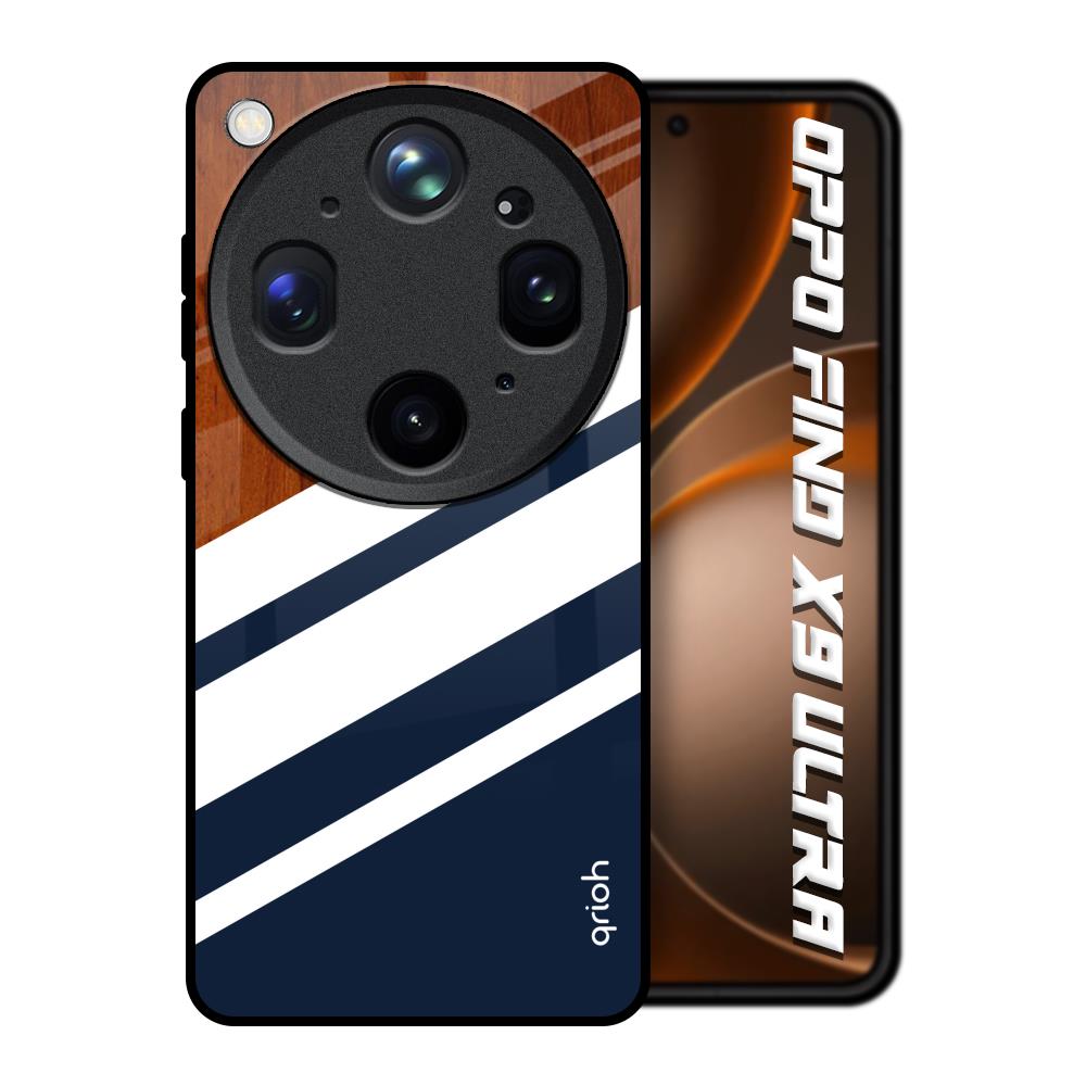 Bold Stripes Oppo Find X9 Ultra 5G Glass Back Cover Online
