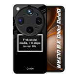 Dope In Life Oppo Find X9 Ultra 5G Glass Back Cover Online
