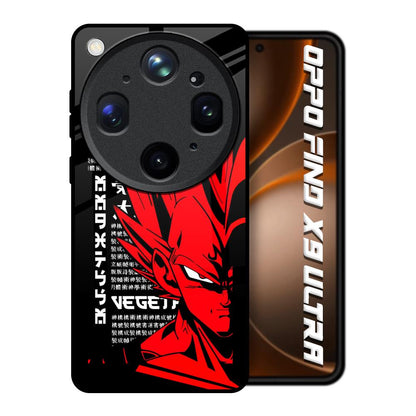 Red Vegeta Oppo Find X9 Ultra 5G Glass Back Cover Online