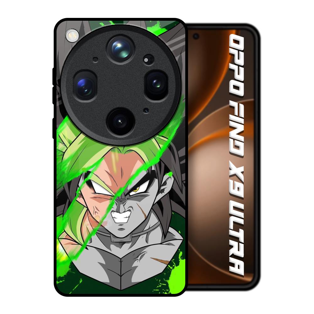 Anime Green Splash Oppo Find X9 Ultra 5G Glass Back Cover Online