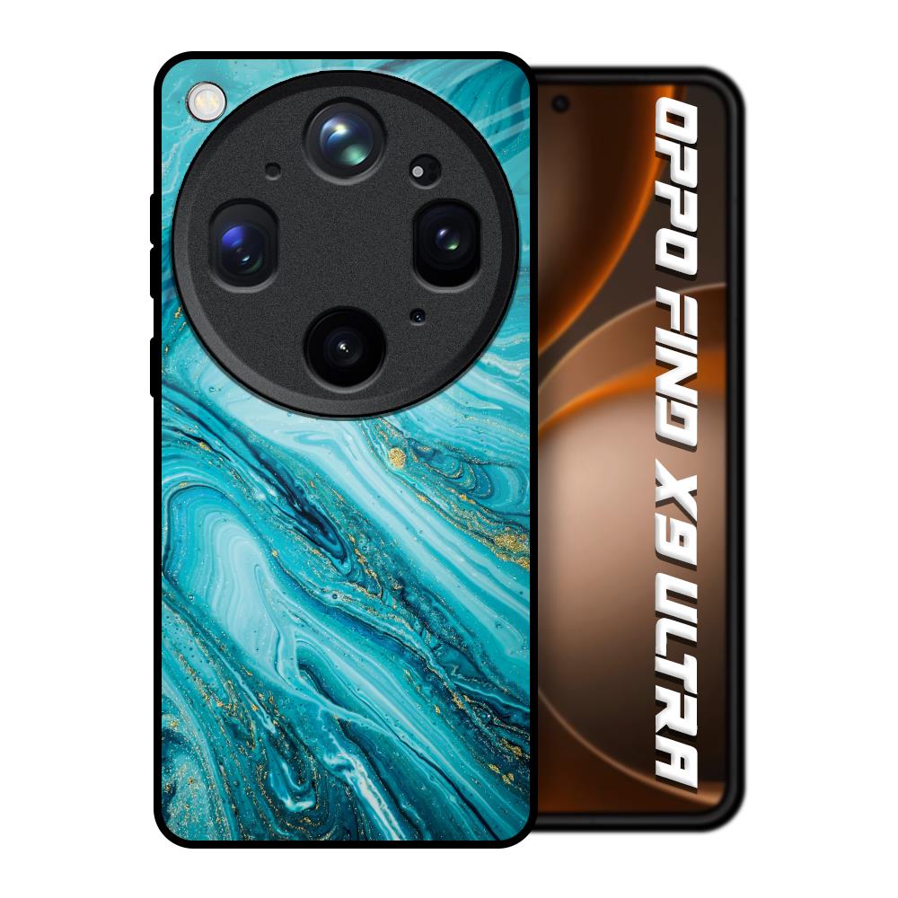 Ocean Marble Oppo Find X9 Ultra 5G Glass Back Cover Online