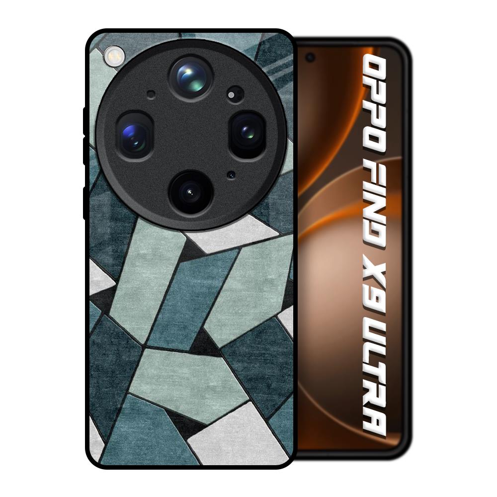 Abstact Tiles Oppo Find X9 Ultra 5G Glass Back Cover Online