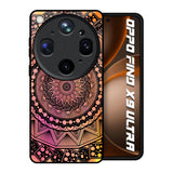 Floral Mandala Oppo Find X9 Ultra 5G Glass Back Cover Online