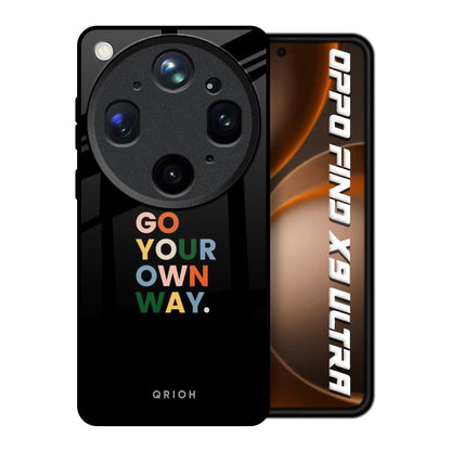 Go Your Own Way Oppo Find X9 Ultra 5G Glass Back Cover Online