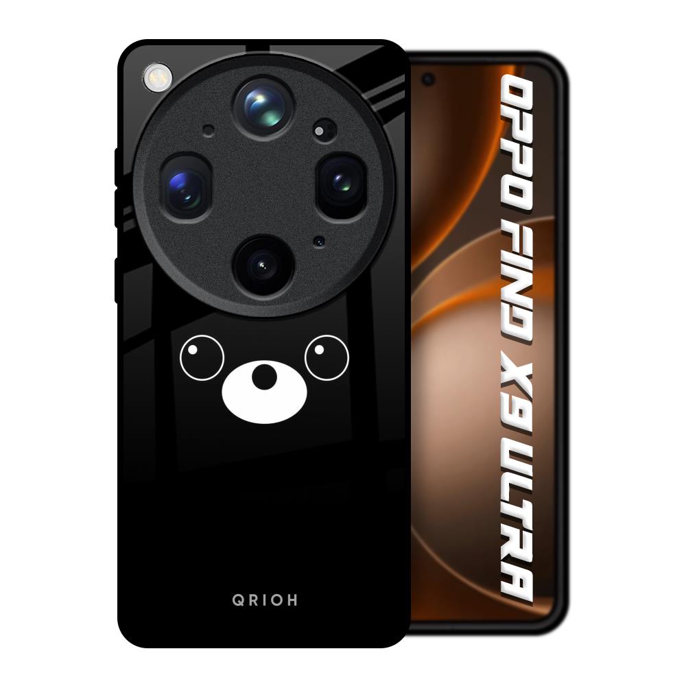 Cute Bear Oppo Find X9 Ultra 5G Glass Back Cover Online