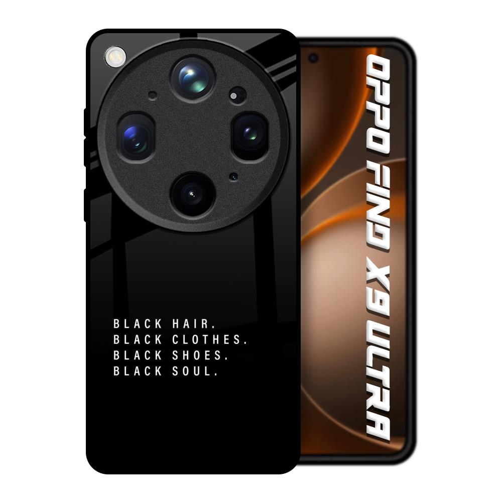 Black Soul Oppo Find X9 Ultra 5G Glass Back Cover Online