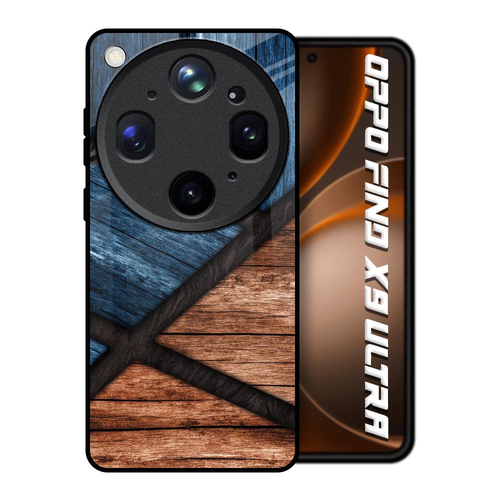 Wooden Tiles Oppo Find X9 Ultra 5G Glass Back Cover Online