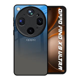 Blue Grey Ombre Oppo Find X9 Ultra 5G Glass Back Cover Online
