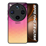 Geometric Pink Diamond Oppo Find X9 Ultra 5G Glass Back Cover Online