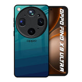 Green Triangle Pattern Oppo Find X9 Ultra 5G Glass Back Cover Online