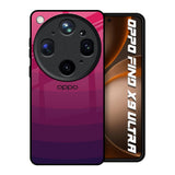 Wavy Pink Pattern Oppo Find X9 Ultra 5G Glass Back Cover Online