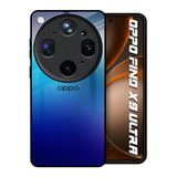 Blue Rhombus Pattern Oppo Find X9 Ultra 5G Glass Back Cover Online