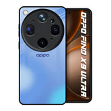 Vibrant Blue Texture Oppo Find X9 Ultra 5G Glass Back Cover Online