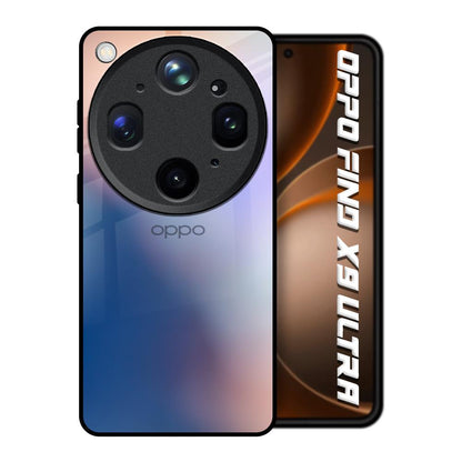 Blue Mauve Gradient Oppo Find X9 Ultra 5G Glass Back Cover Online