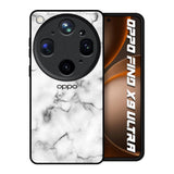 Satin White Marble Oppo Find X9 Ultra 5G Glass Back Cover Online