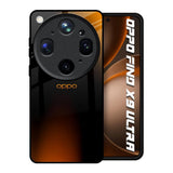 Orange Black Fusion Oppo Find X9 Ultra 5G Glass Back Cover Online