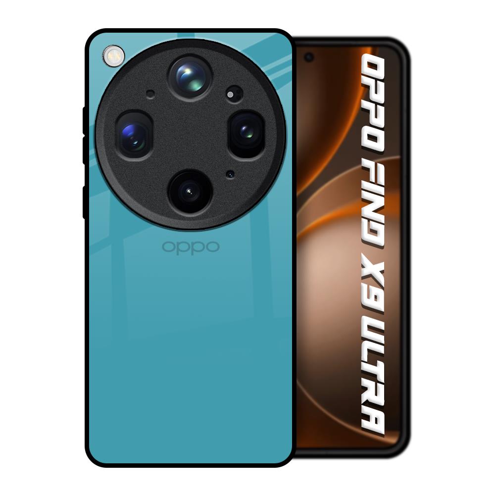 Oceanic Turquiose Oppo Find X9 Ultra 5G Glass Back Cover Online