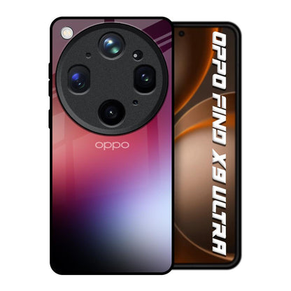 Gaussian Red Oppo Find X9 Ultra 5G Glass Back Cover Online