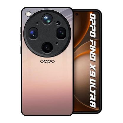Golden Mauve Oppo Find X9 Ultra 5G Glass Back Cover Online