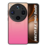 Pastel Pink Gradient Oppo Find X9 Ultra 5G Glass Back Cover Online