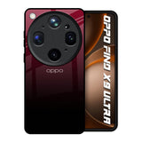 Wine Red Oppo Find X9 Ultra 5G Glass Back Cover Online