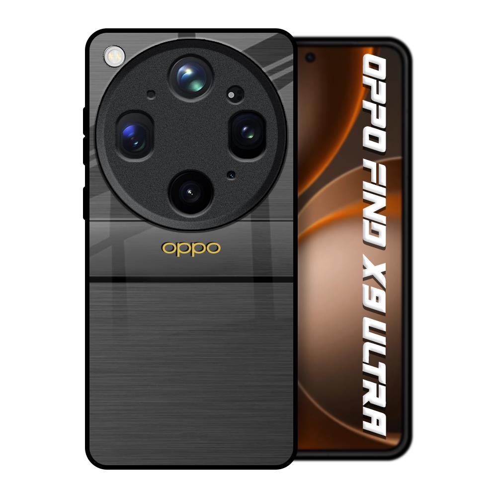 Grey Metallic Glass Oppo Find X9 Ultra 5G Glass Back Cover Online