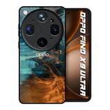 Golden Splash Oppo Find X9 Ultra 5G Glass Back Cover Online