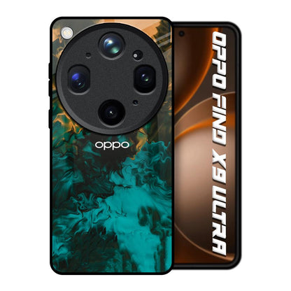 Watercolor Wave Oppo Find X9 Ultra 5G Glass Back Cover Online
