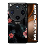 Tropical Art Flower Oppo Find X9 Ultra 5G Glass Back Cover Online
