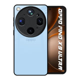 Pastel Sky Blue Oppo Find X9 Ultra 5G Glass Back Cover Online