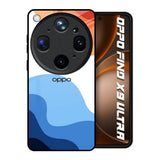 Wavy Color Pattern Oppo Find X9 Ultra 5G Glass Back Cover Online