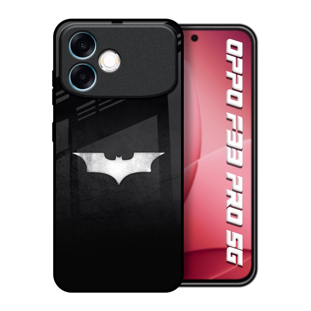 Super Hero Logo Oppo F33 Pro 5G Glass Back Cover Online