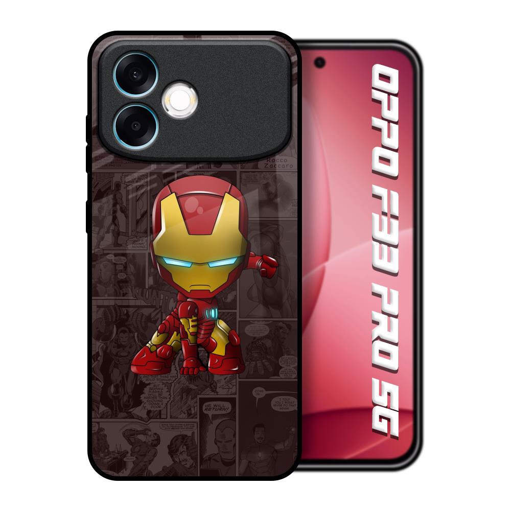 Angry Baby Super Hero Oppo F33 Pro 5G Glass Back Cover Online
