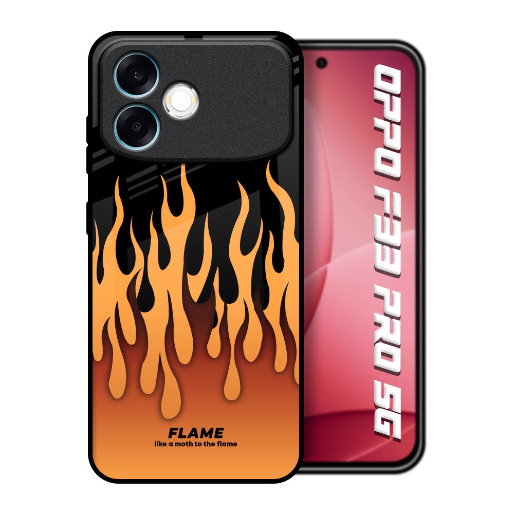Fire Flame Oppo F33 Pro 5G Glass Back Cover Online