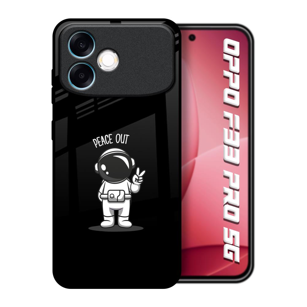 Peace Out Astro Oppo F33 Pro 5G Glass Back Cover Online