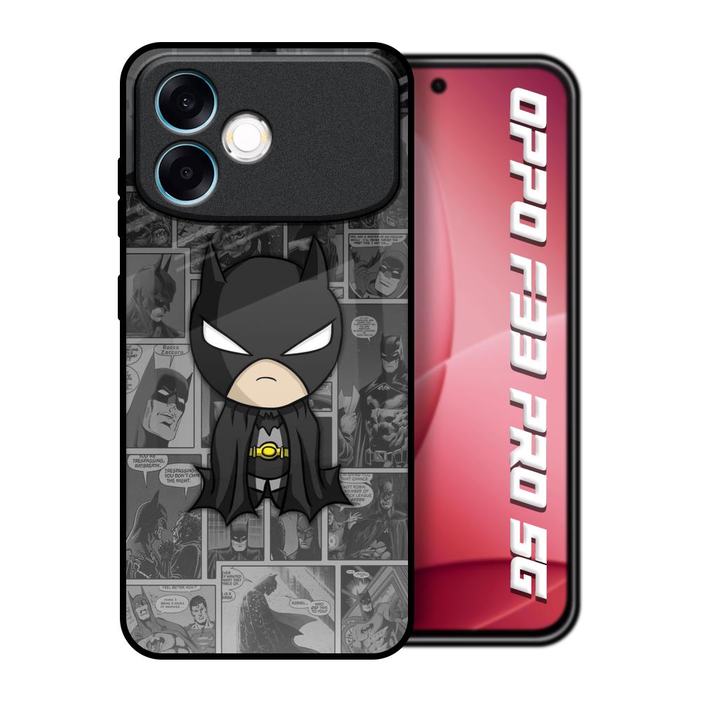 Cartoon Art Oppo F33 Pro 5G Glass Back Cover Online