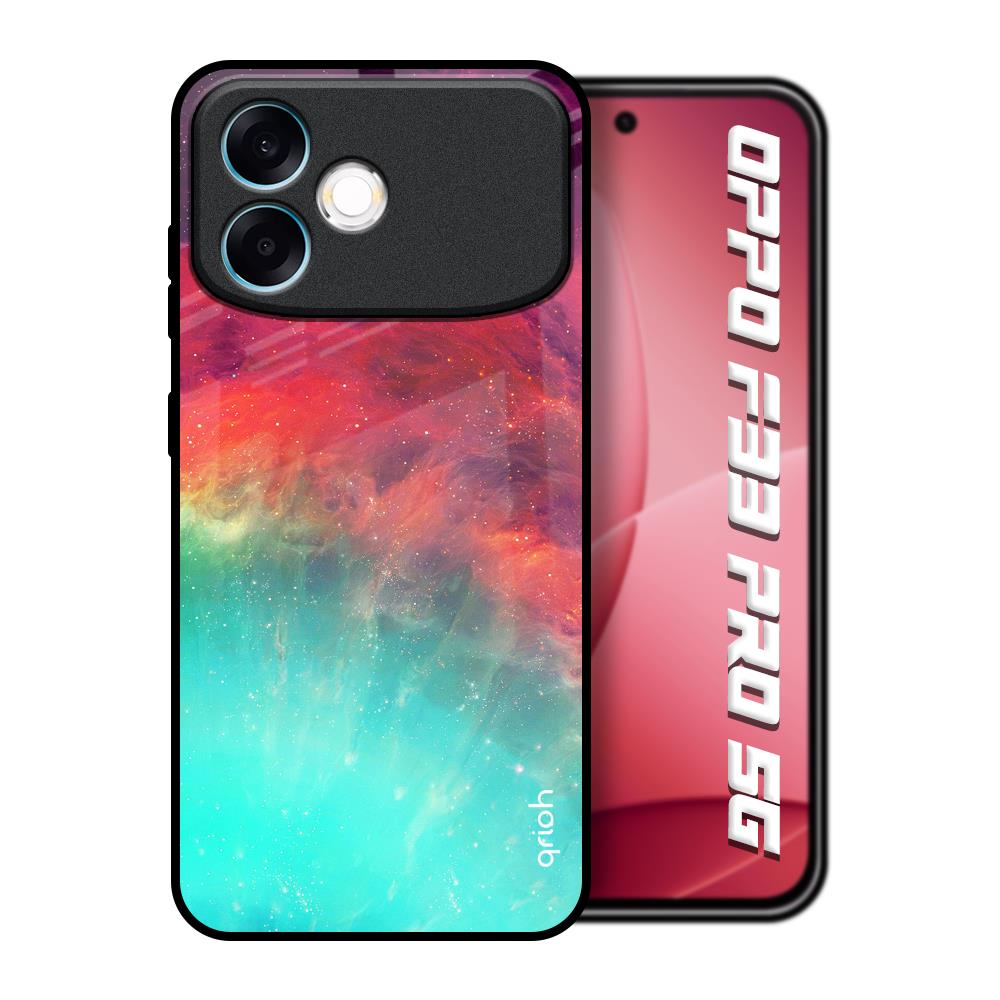 Colorful Aura Oppo F33 Pro 5G Glass Back Cover Online