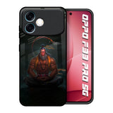 Lord Hanuman Animated Oppo F33 Pro 5G Glass Back Cover Online