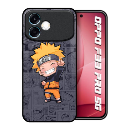 Orange Chubby Oppo F33 Pro 5G Glass Back Cover Online