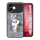 Cute Baby Bunny Oppo F33 Pro 5G Glass Back Cover Online