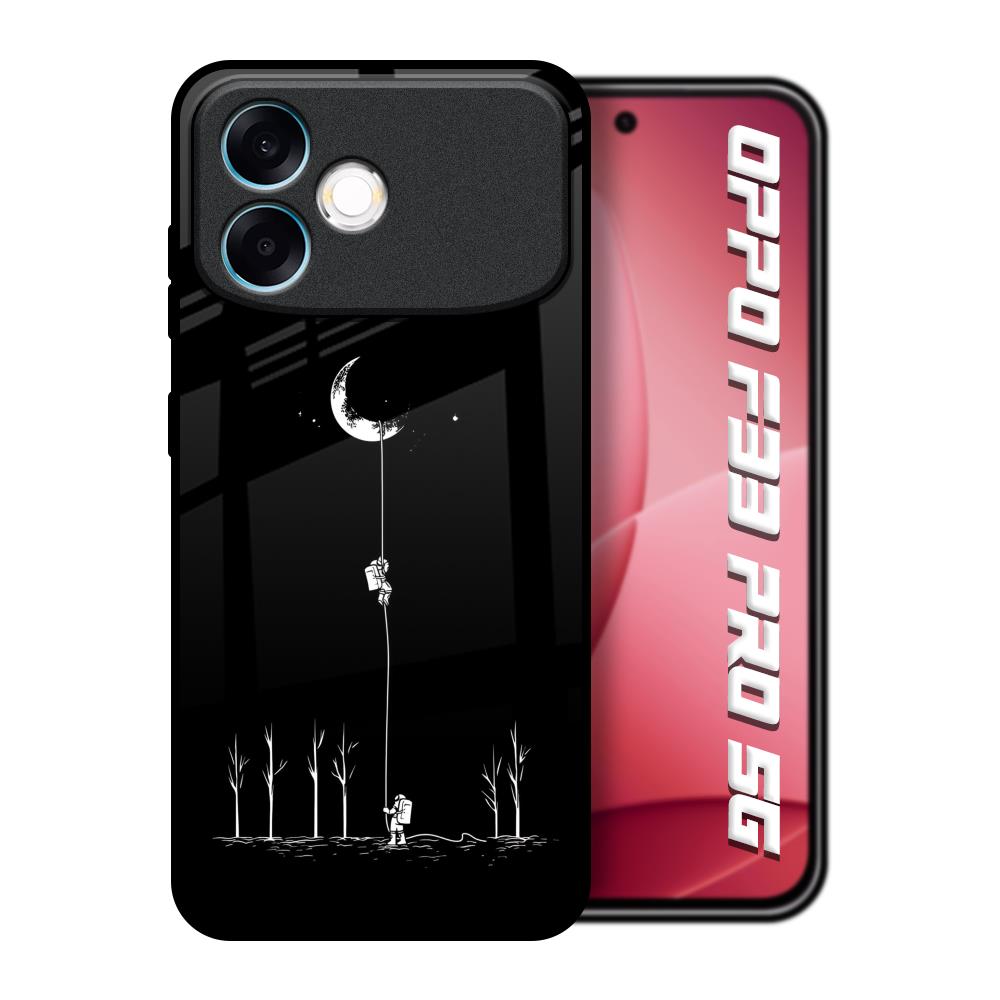 Catch the Moon Oppo F33 Pro 5G Glass Back Cover Online