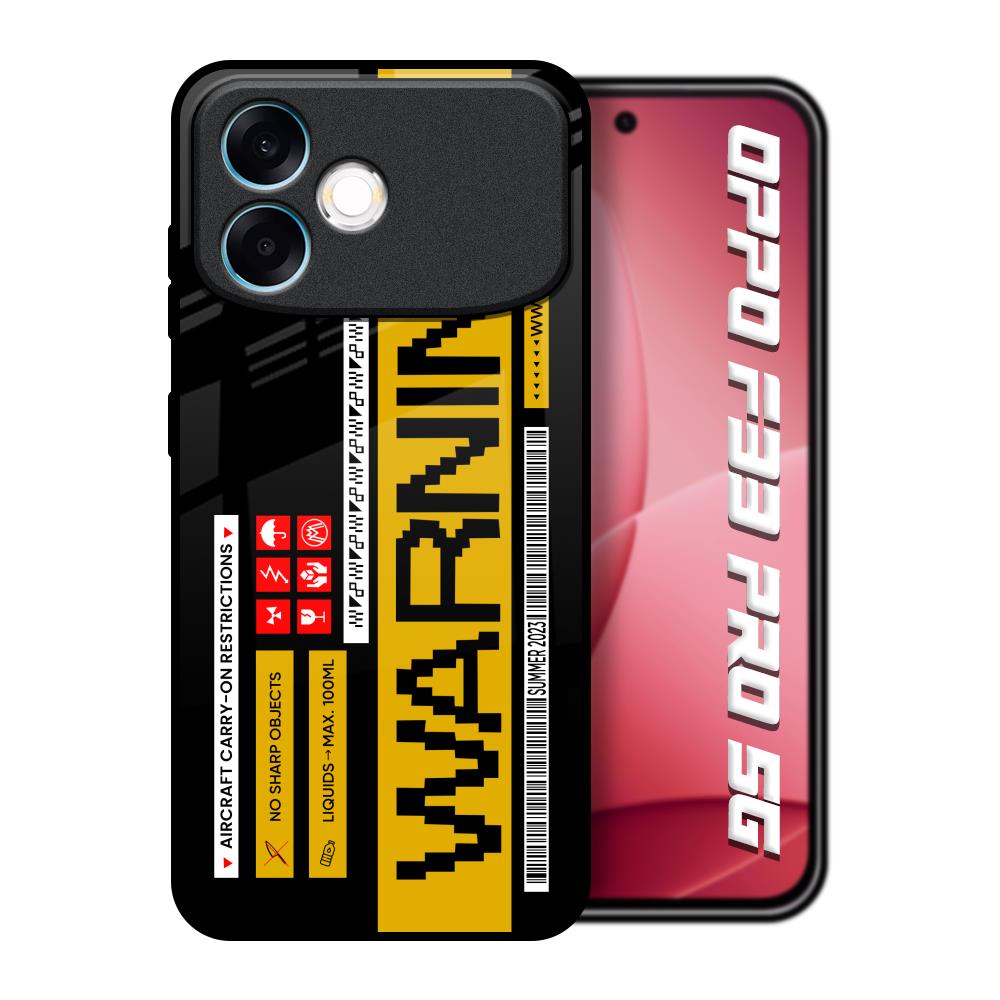 Aircraft Warning Oppo F33 Pro 5G Glass Back Cover Online