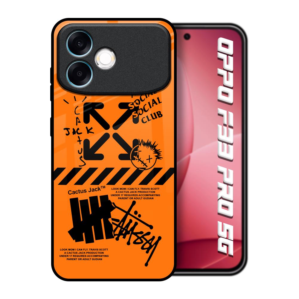Anti Social Club Oppo F33 Pro 5G Glass Back Cover Online