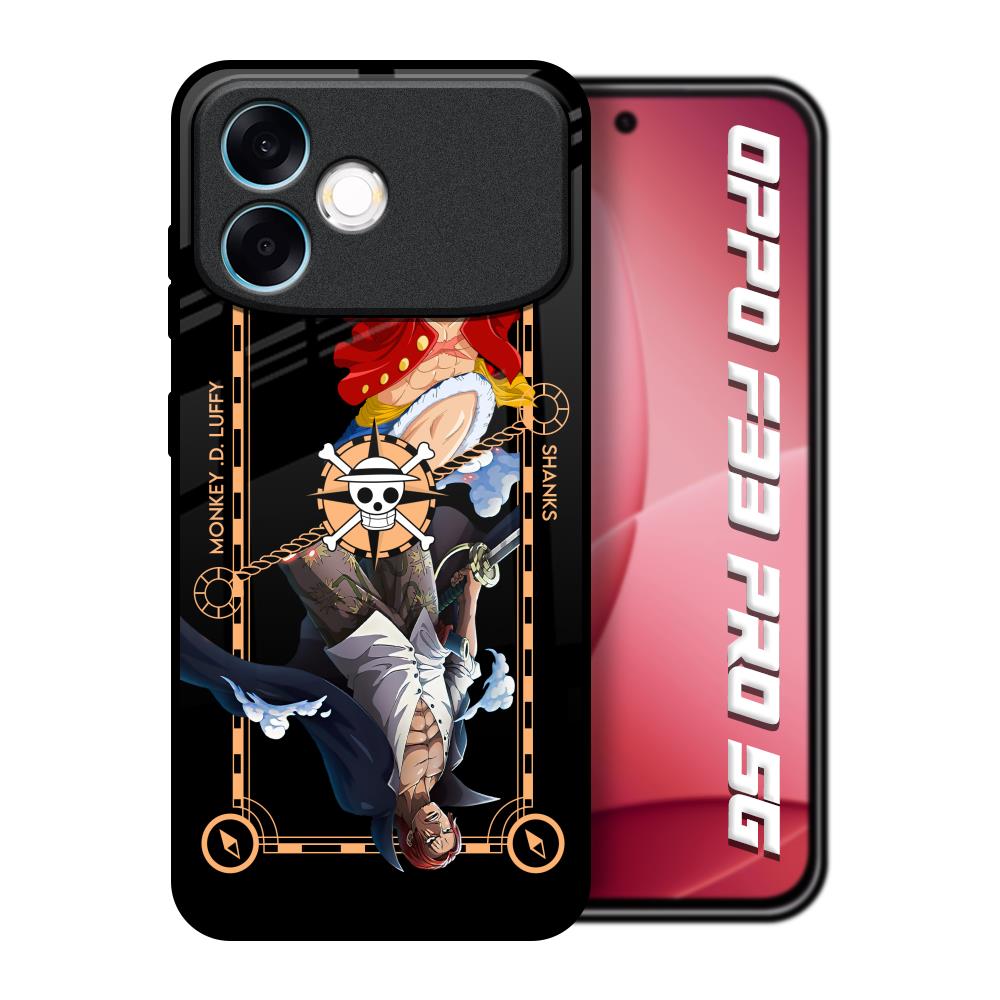 Shanks & Luffy Oppo F33 Pro 5G Glass Back Cover Online
