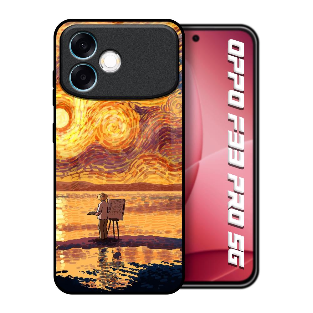 Sunset Vincent Oppo F33 Pro 5G Glass Back Cover Online