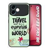Travel Stamps Oppo F33 Pro 5G Glass Back Cover Online