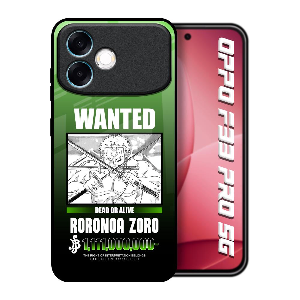 Zoro Wanted Oppo F33 Pro 5G Glass Back Cover Online