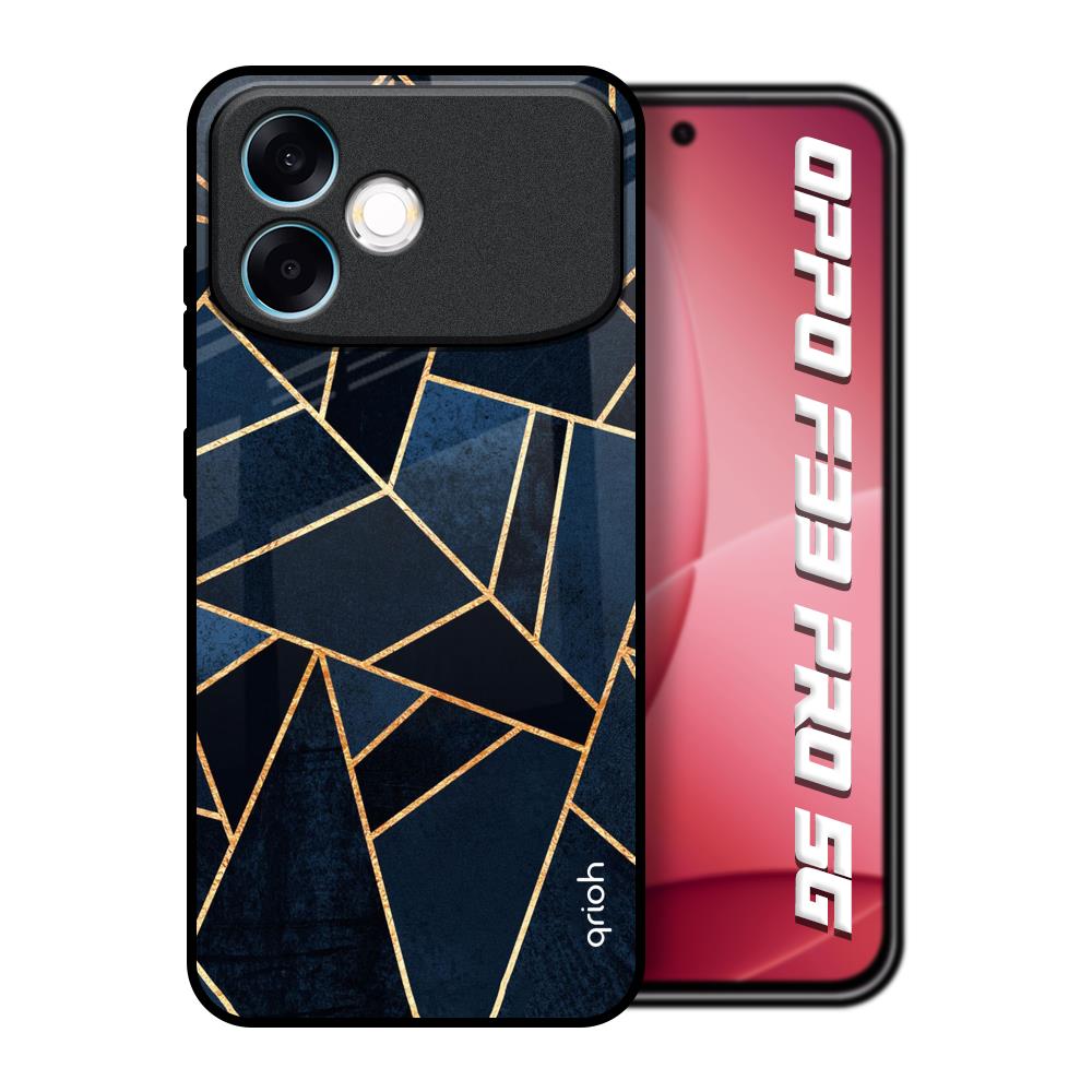 Abstract Tiles Oppo F33 Pro 5G Glass Back Cover Online