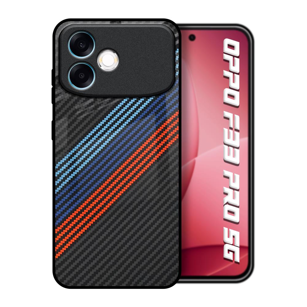 Carbon Inspired Oppo F33 Pro 5G Glass Back Cover Online
