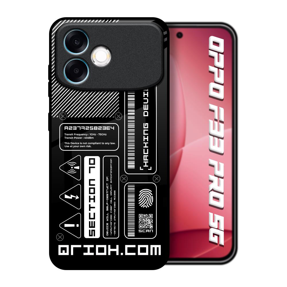 Futuristic Art Oppo F33 Pro 5G Glass Back Cover Online